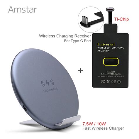 Amstar W Wireless Charger For Iphone X Wireless Fast Charger W