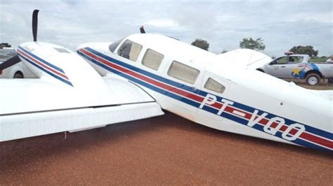 IFR ONLINE AVIÃO CAI EM CANARANA MATO GROSSO APÓS FALHA NO TREM DE POUSO