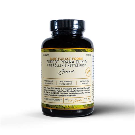 Elevated Pine Pollen And Nettle Root Extract Capsules Synergistic And Adaptogenic Pine Pollen