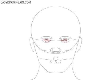 How To Draw A Male Face Easy Drawing Art