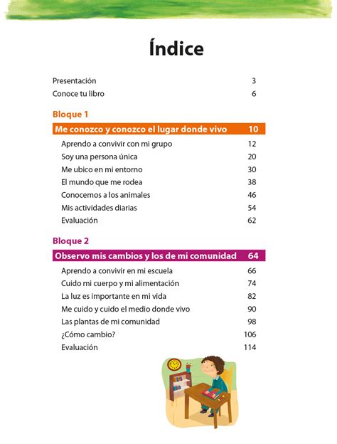 Conocimiento Del Medio Primer Grado 2020 2021 Página 5 De 178