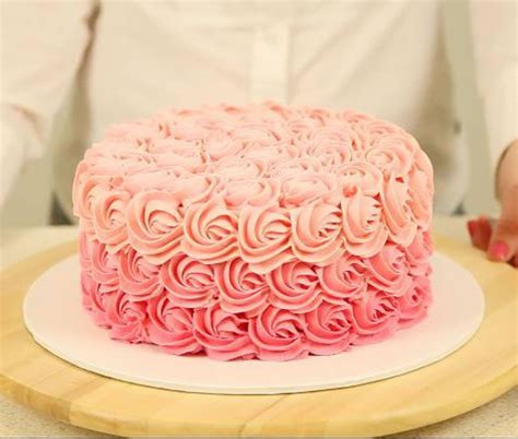 Tutorial Ombre Rosette Cake Artofit