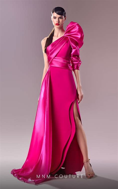 Gaby Charbachy G1601 DRESS Mnm Couture Couture Dresses Puff Sleeve Gown