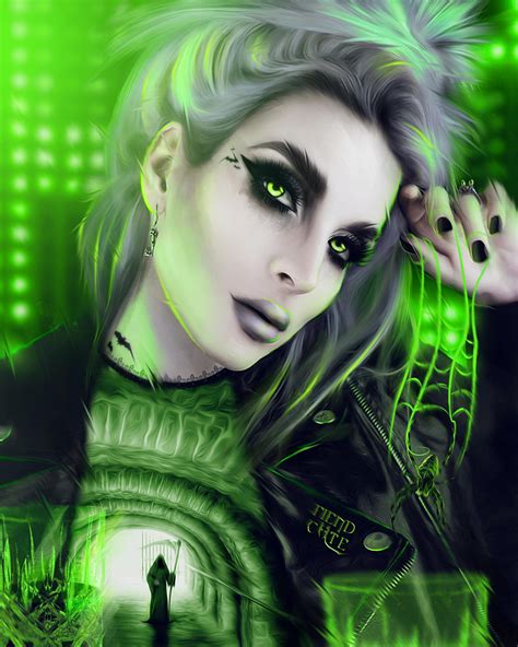 Green Witch By Fiendcute On Deviantart