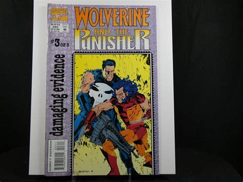 1993 Marvel Comics Wolverine And The Punisher 3 Damaging Evidence EBay