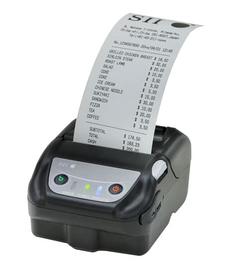 Mp B21 Series Mobile Printers Thermal Printers Seiko Instruments Usa