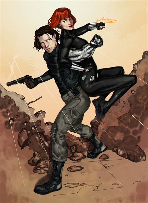 Winter Soldier And Black Widow