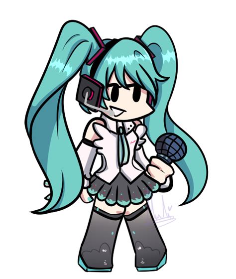 Miku Mod - FNF by Melanwer7u7RintoO on DeviantArt