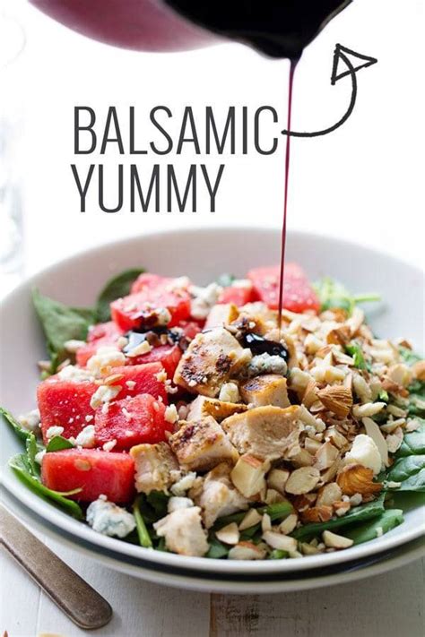 Balsamic Watermelon Chicken Salad Recipe Pinch Of Yum