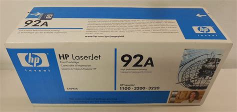 Hp Laserjet 92a Toner Print Cartridge C4092a Laser