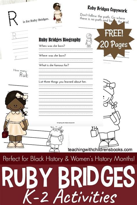 Ruby Bridges Printable Worksheets