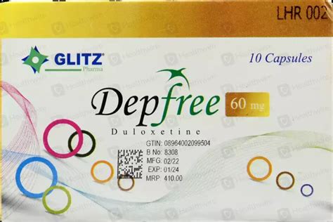 Depfree 60mg 10 Tablets Price In Pakistan Uses Dosage Side Effects