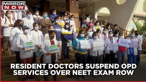 Nationwide Resident Doctors Go On Strike Over Delayed Neet Counselling