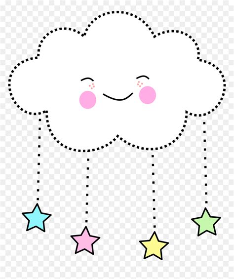 Clip Art Nuven Png - Cute Cloud Rain Png, Transparent Png - vhv