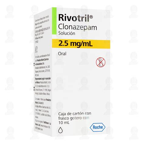 Rivotril 25mgml 10ml Gotas Solución Smart Club