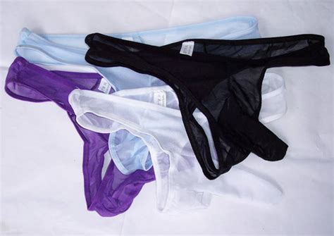 N HOT MEN T BACK THONG MESH NET SEMI C THRU Colors EBay