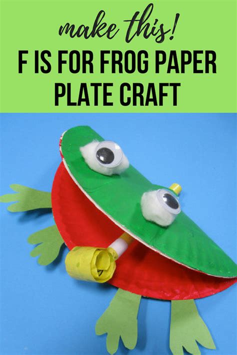 F Is For Frog Craft Letter A Crafts Preschool Letter Crafts Letter