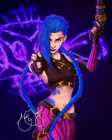 Artstation Jinx Arcane