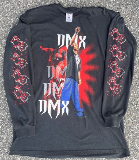 Rare Vintage DMX Ruff Ryders Rap Tour Long Sleeve Shi Gem