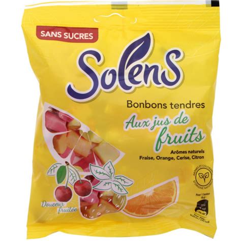 Solens Bonbons Tendres Fruits Sans Sucres LaSante