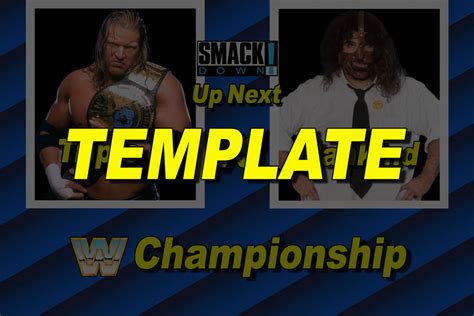 Retro Wwe Match Card Graphic Template By Codynakamura On Deviantart