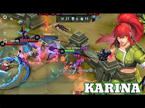 Karina Gameplay Karina Build Top Global Build Karina Tersakit