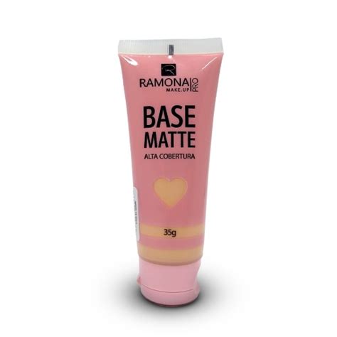 Base Matte Ramona Cosméticos Nº Nude g nova embalagem bisnaga Shopee Brasil