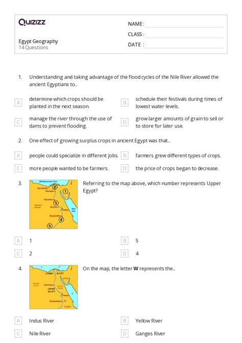 50+ Geography worksheets for 6th Grade on Quizizz | Free & Printable
