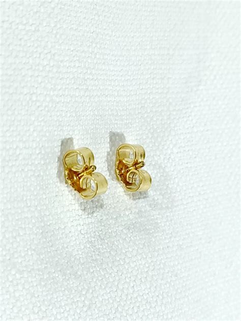 Proantic Paire De Boucle D Oreille Toiles En Or