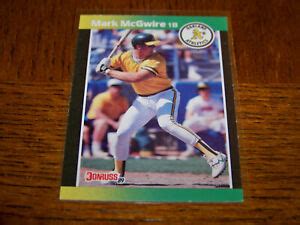 Athletics A S Mark Mcgwire Donruss Ebay