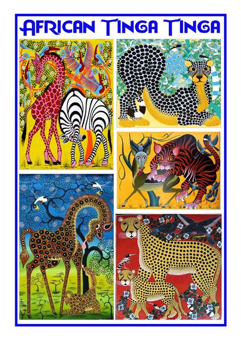 Tinga Tinga Worksheet 5 School Art Projects Colorful Art African Art