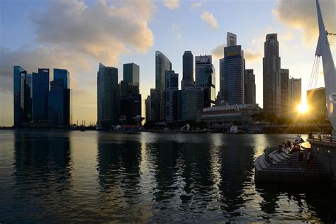 Marina Bay At Sunset Marina Bay Pictures Singapore In Global