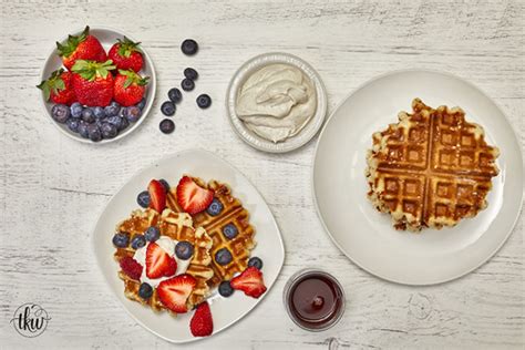 Authentic Belgian Li Ge Waffles With Caramelized Pearl Sugar