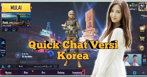 Cara Mengubah Suara Quick Chat PUBG Mobile Ke Bahasa Korea Baby Santa