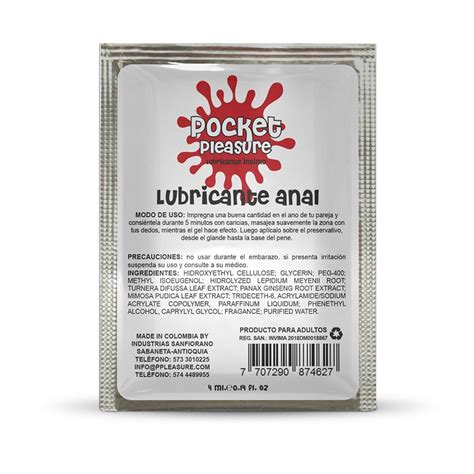 Lub Ntimo Anal Pocket Pleasure Sachet Complisex