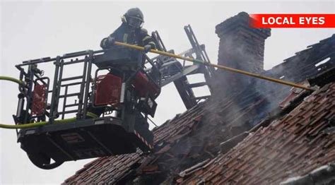 Odense S Voldsom Brand I Hus Brandmand Skadet Local Eyes