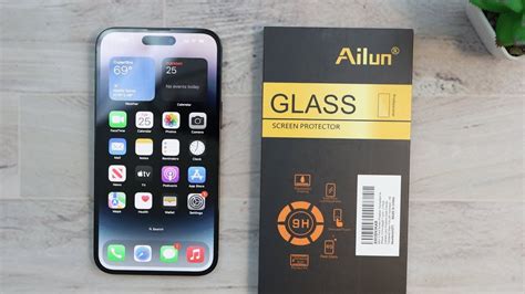 Iphone Pro Max Ailun Glass Screen Protector Installation Youtube