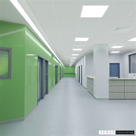 3d Renders Hospital Icu Department Behance