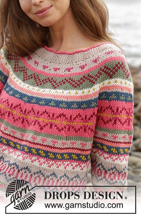 Spring Summer Hand Knitted Women S Jumper Cotton Nordic Sweater