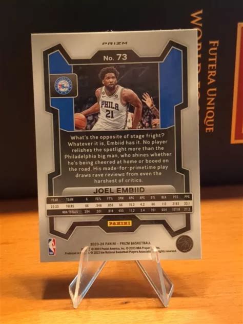 Panini Prizm Basketball Joel Embiid Silver Prizm Philadelphia