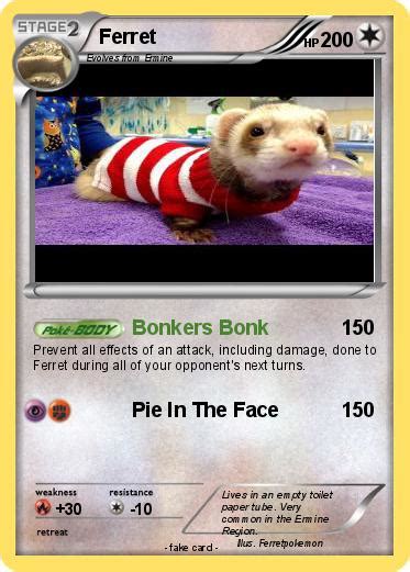 Pokémon Ferret 46 46 Bonkers Bonk My Pokemon Card