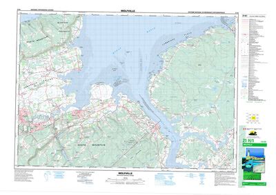 Wolfville, NS (021H01 CanMatrix) Map by Natural Resources Canada | Avenza Maps