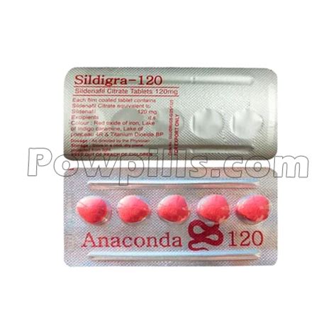 Anaconda 120 Mg: Enhancing Sexual Performance