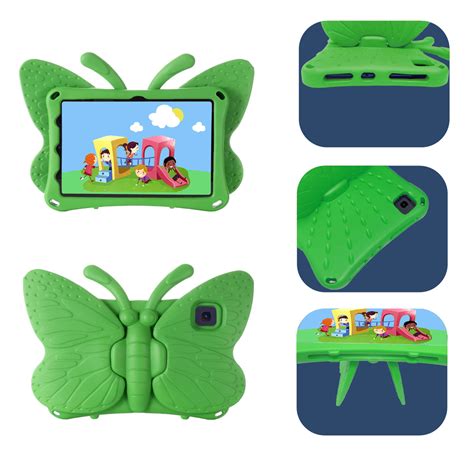 Ripley FUNDA PARA SAMSUNG TAB 4 7 DE GOMA MARIPOSA VERDE RESISTENTE