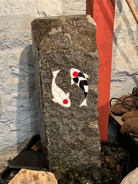 Yin Yang Fountain Rock Art Studios
