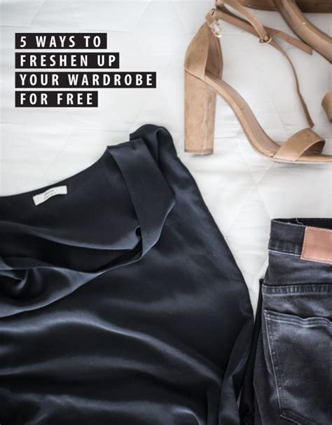 5 Ways To Freshen Up Your Wardrobe For Free Glisten And Grace