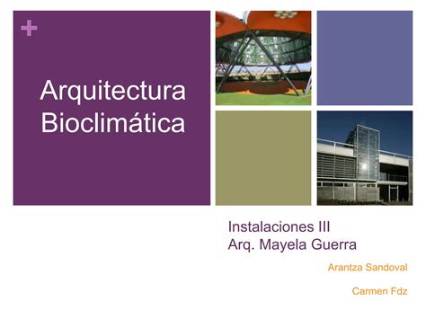 Arquitectura Bioclimatica Ppt