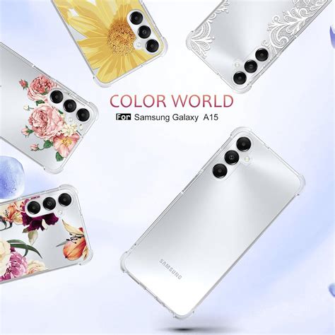 Osophter Funda Para Samsung Galaxy A Transparente Para Mujeres Y