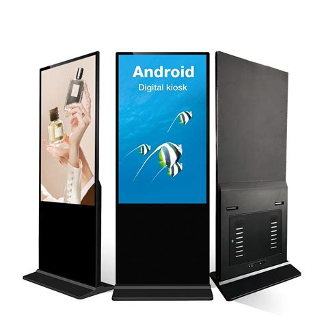 55 Inch Floor Standing LCD Media Advertising Player Digital Signage Ad