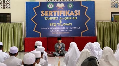 Sertifikasi Tahfidz Alquran Dan Btq Tilawati Youtube